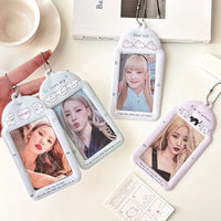 Thumbnail for Cute Sheep Bunny Puppy Kitten Kpop Keychain Photocard Holder - ArtGalleryZen