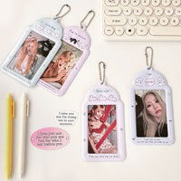Thumbnail for Cute Sheep Bunny Puppy Kitten Kpop Keychain Photocard Holder - ArtGalleryZen