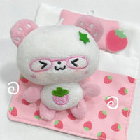 Thumbnail for Cute Strawberry Panda Plush Keychain Doll - ArtGalleryZen