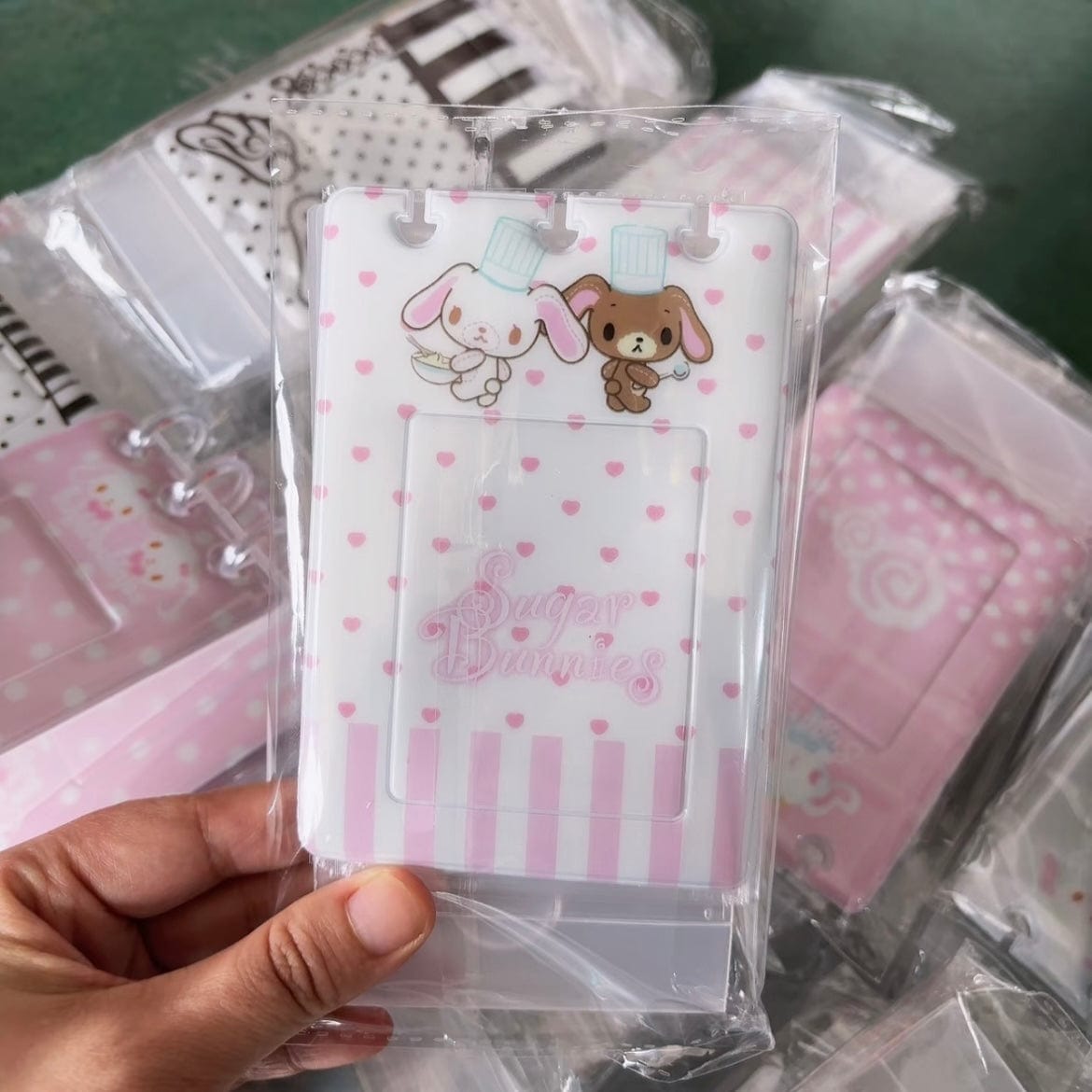 Cute Sugarbunnies Kpop Self Standing Photocard Album Holder - ArtGalleryZen
