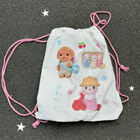Thumbnail for Cute Sylvanian Families Drawstring Backpack - ArtGalleryZen