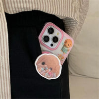 Thumbnail for Cute Sylvanian Families Puppy Shaker Magnetic Stand iPhone Case - ArtGalleryZen
