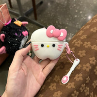 Thumbnail for Cute Teeth Hello Kitty AirPods Earphone Case With Charm - ArtGalleryZen
