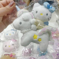 Thumbnail for Cute Unicorn Hello Kitty Plush Keychain Doll - ArtGalleryZen