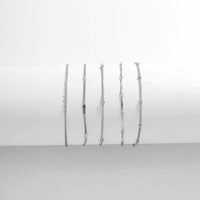 Thumbnail for Dainty 5 Pieces Stackable Chain Anklet Set - ArtGalleryZen