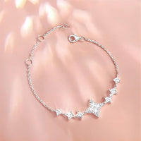 Thumbnail for Dainty Crystal Sparkle Necklace Bracelet Set - ArtGalleryZen