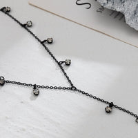 Thumbnail for Dainty Crystal Tassel Cable Chain Y Necklace - ArtGalleryZen