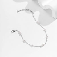 Thumbnail for Dainty Pearl Charm Cable Chain Anklet - ArtGalleryZen
