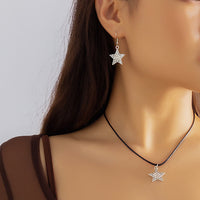 Thumbnail for Dainty Star Necklace Earrings Set - ArtGalleryZen