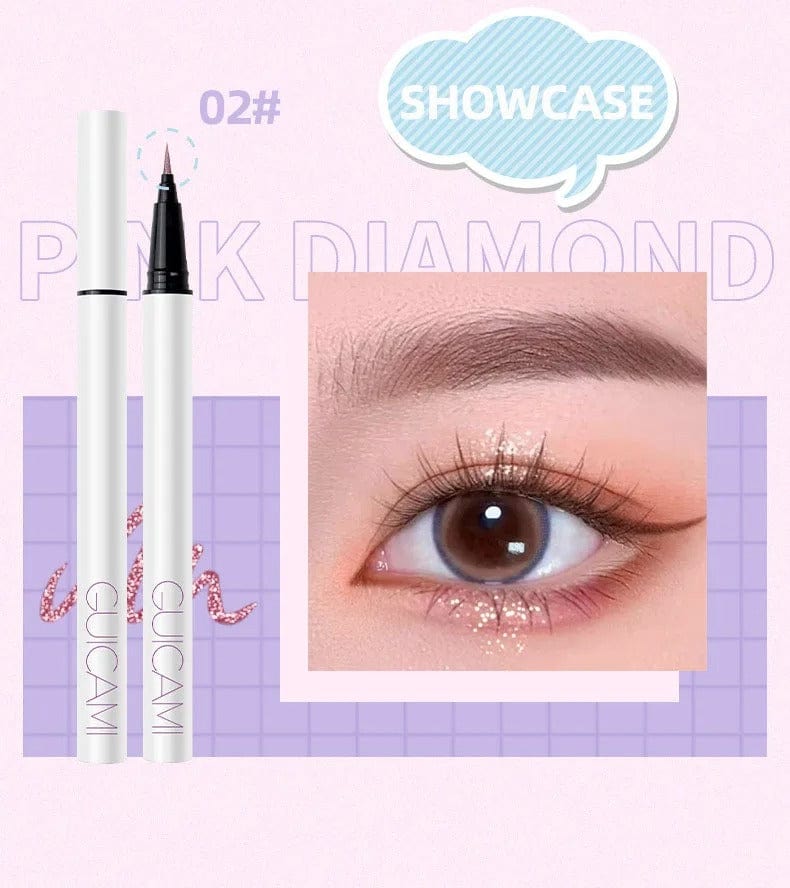 Diamond Powder Waterproof Slender Liquid Eyeliner - ArtGalleryZen