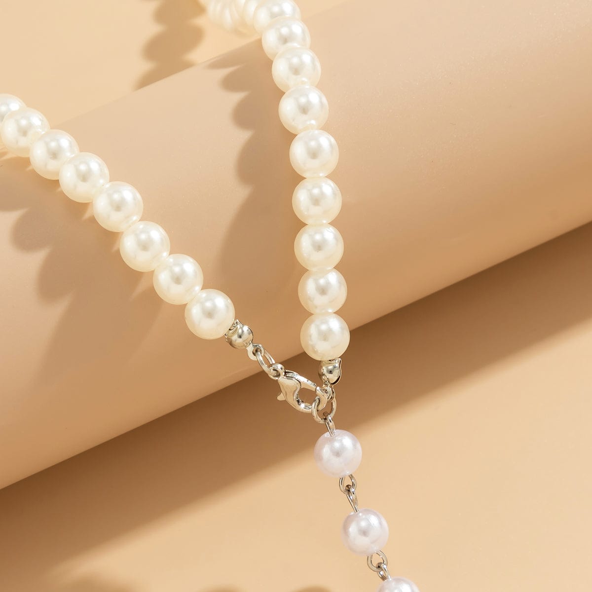 Elegant Pearl Chain Y Necklace - ArtGalleryZen