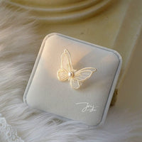 Thumbnail for Embroidery Lace Butterfly Earrings - ArtGalleryZen