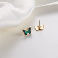 Thumbnail for Enamel Butterfly Earrings - ArtGalleryZen