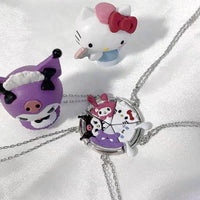 Thumbnail for Enamel Magnetic Sanrio Family Matching Necklace - ArtGalleryZen