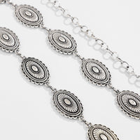 Thumbnail for Ethnic Style Carved Oval Waist Chain - ArtGalleryZen