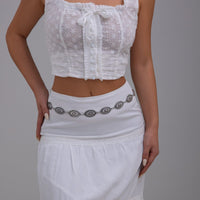 Thumbnail for Ethnic Style Carved Oval Waist Chain - ArtGalleryZen