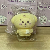 Thumbnail for Flocking Sanrio Chiikawa Character Keychain Doll Blind Box - ArtGalleryZen