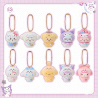 Thumbnail for Flocking Sanrio Chiikawa Character Keychain Doll Blind Box - ArtGalleryZen