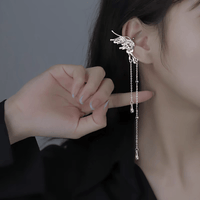 Thumbnail for Geometric Angel Wings Butterfly Dangle Earrings - ArtGalleryZen