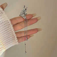 Thumbnail for Geometric Angel Wings Butterfly Dangle Earrings - ArtGalleryZen