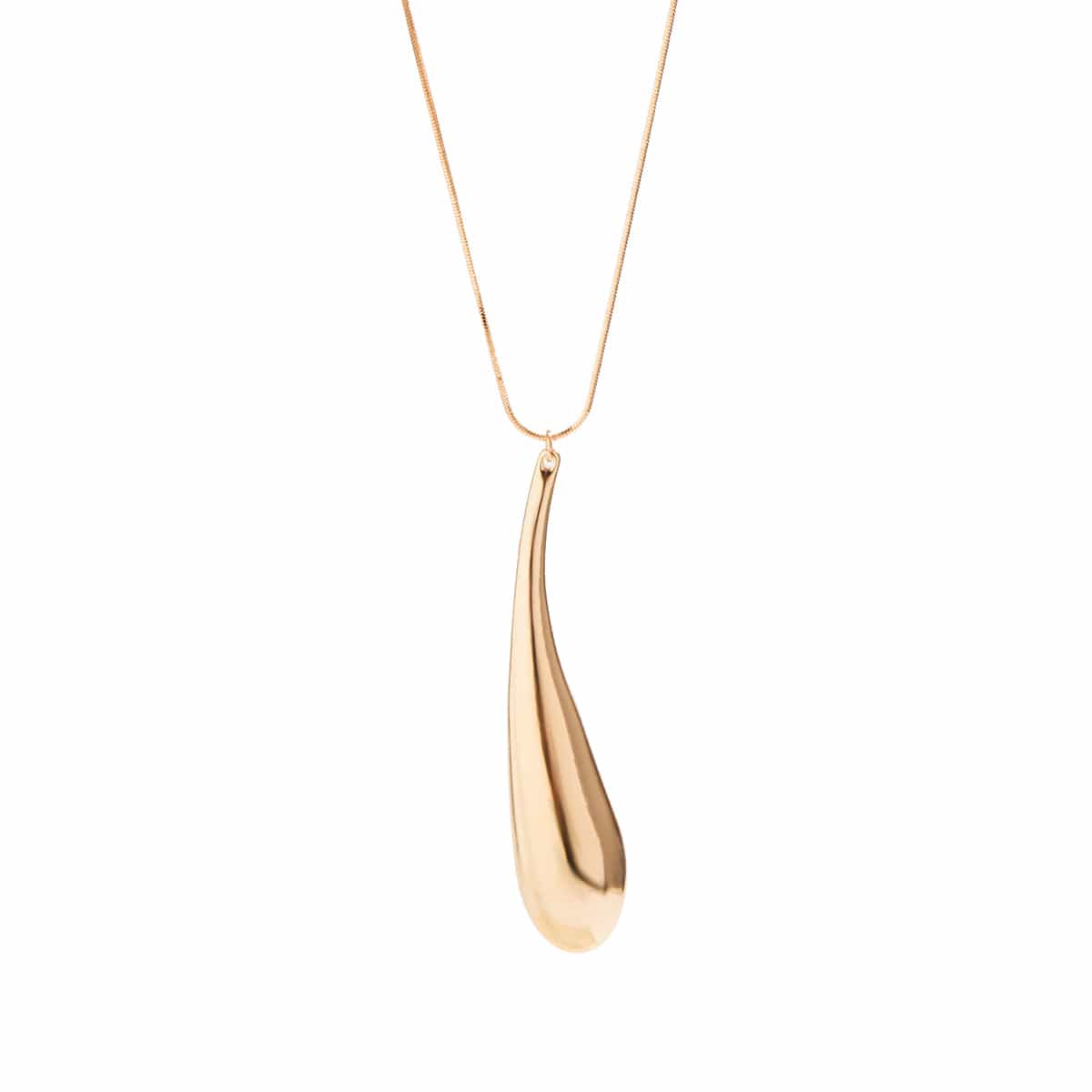 Geometric Elegant Gold Sliver Waterdrop pendant Necklace - ArtGalleryZen