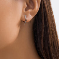 Thumbnail for Geometric Gold Silver Plated Hollow Star Earrings - ArtGalleryZen