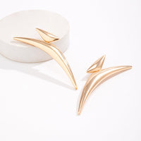 Thumbnail for Irregular Gold Silver Plated Statement Earrings - ArtGalleryZen