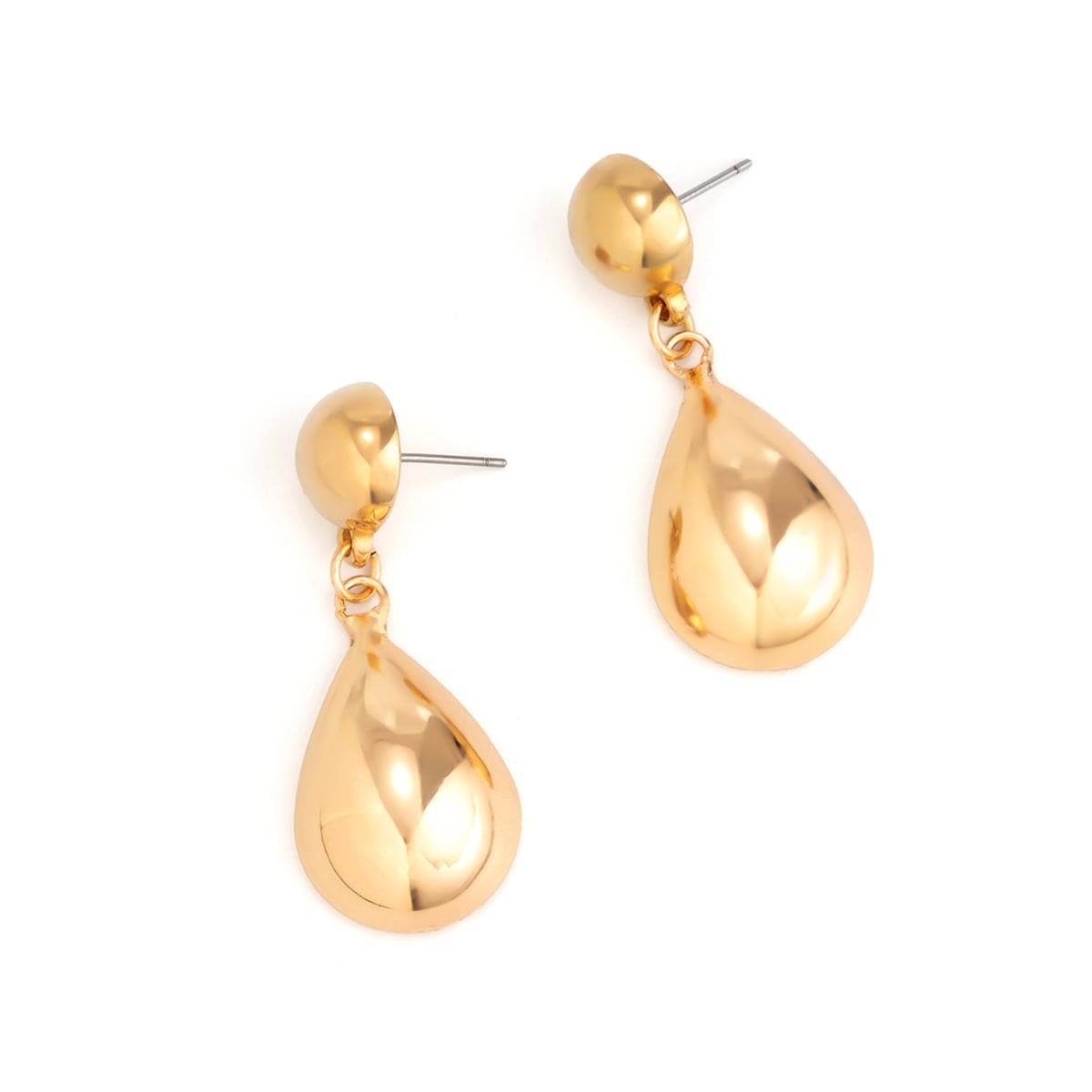 Geometric Gold Silver Plated Waterdrop Dangle Earrings - ArtGalleryZen