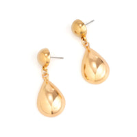 Thumbnail for Geometric Gold Silver Plated Waterdrop Dangle Earrings - ArtGalleryZen