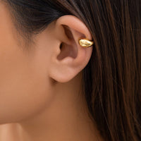 Thumbnail for Geometric Gold Silver Plated Ear Cuff Earrings - ArtGalleryZen