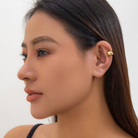Thumbnail for Geometric Gold Silver Plated Ear Cuff Earrings - ArtGalleryZen