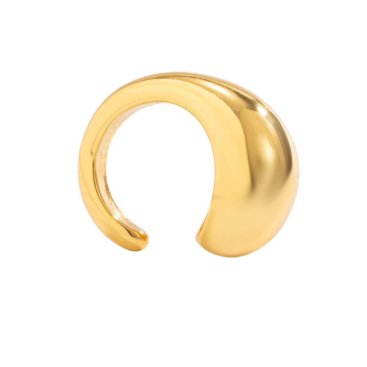 Geometric Gold Silver Plated Ear Cuff Earrings - ArtGalleryZen