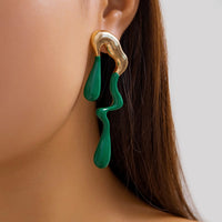 Thumbnail for Geometric Irregular Melted Waterdrop Earrings - ArtGalleryZen