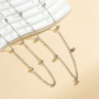 Thumbnail for Geometric Layered Ball Tassel Saturn Belly Chain Set - ArtGalleryZen