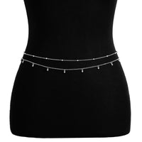 Thumbnail for Geometric Layered Ball Tassel Saturn Belly Chain Set - ArtGalleryZen