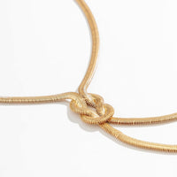 Thumbnail for Geometric Layered Herringbone Tassel Waist Chain - ArtGalleryZen