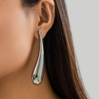 Thumbnail for Geometric Metallic Waterdrop Dangle Earrings - ArtGalleryZen