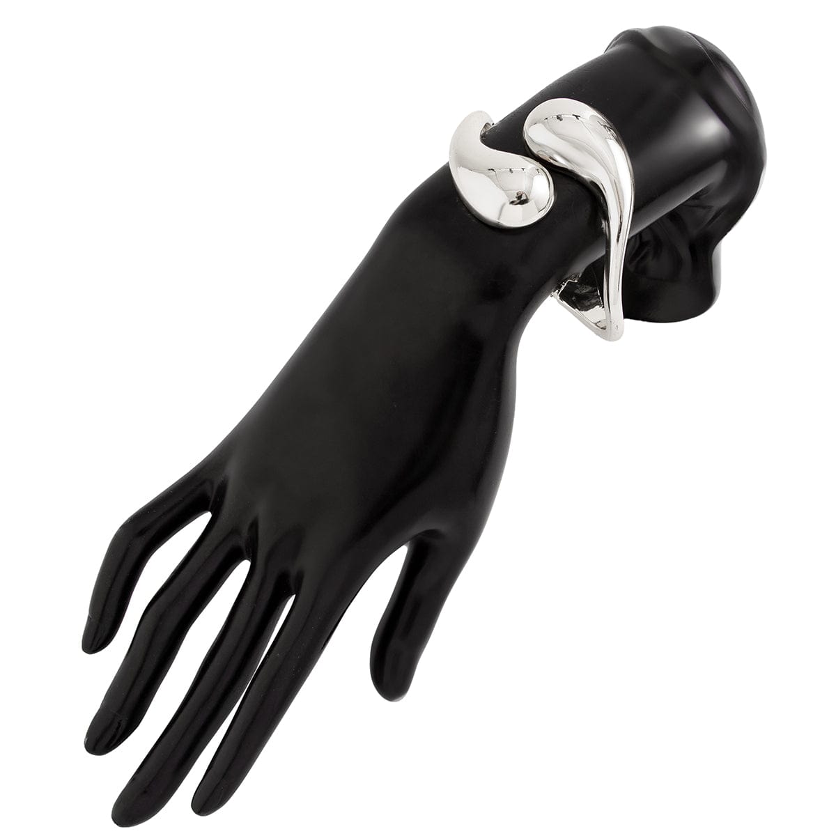 Geometric Minimalist Duo Waterdrop Bangle Bracelet - ArtGalleryZen