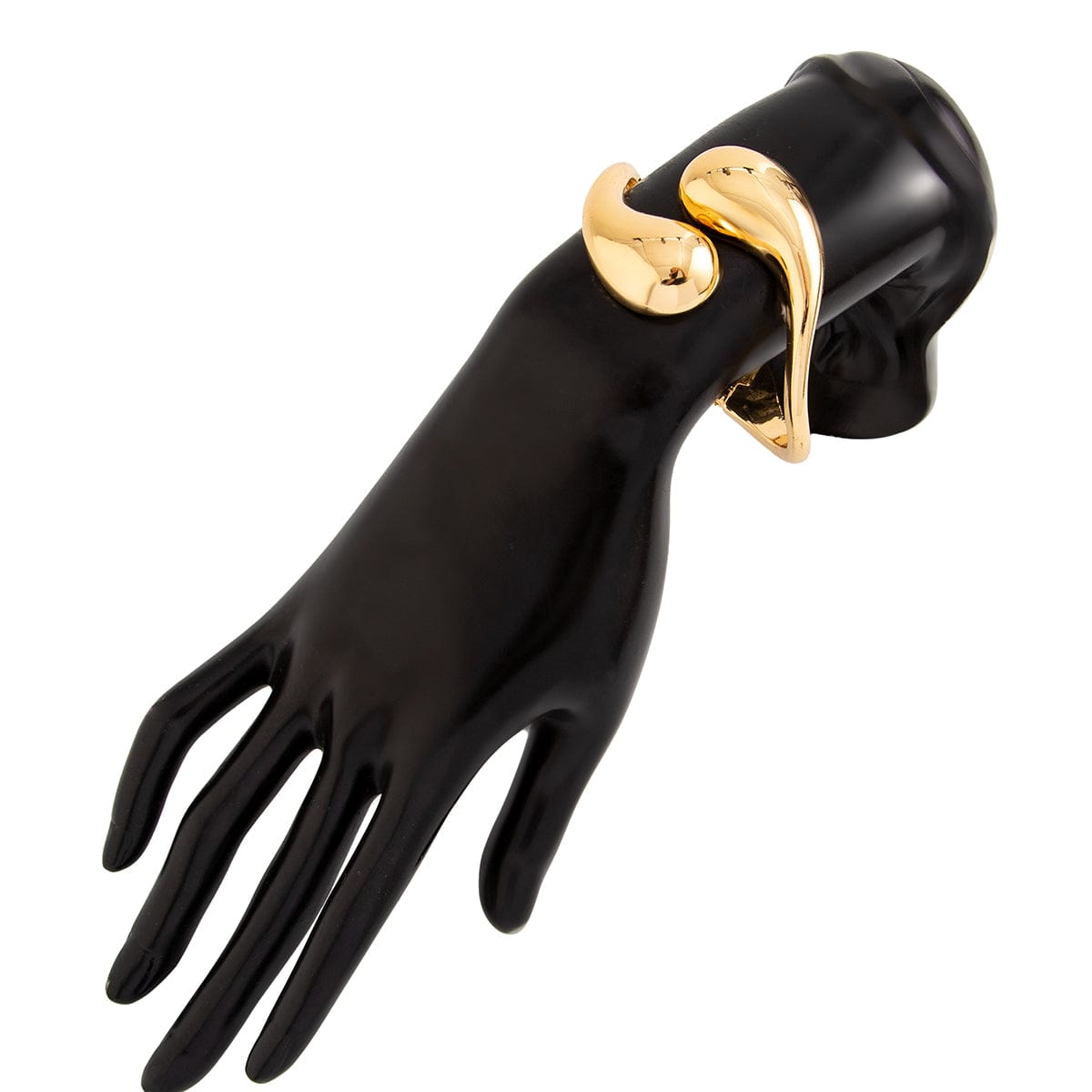 Geometric Minimalist Duo Waterdrop Bangle Bracelet - ArtGalleryZen