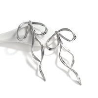 Thumbnail for Geometric Ribbon Dangle Earrings - ArtGalleryZen