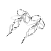 Thumbnail for Geometric Ribbon Dangle Earrings - ArtGalleryZen