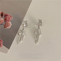 Thumbnail for Geometric Transformable Ribbon Earrings - ArtGalleryZen