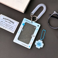Thumbnail for Glitter Lucky Blessings Kpop Keychain Acrylic Photocard Holder - ArtGalleryZen