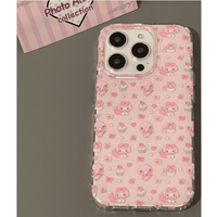 Thumbnail for Glitter My Melody My Sweet Piano iPhone Case With Lanyard - ArtGalleryZen