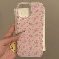 Thumbnail for Glitter My Melody My Sweet Piano iPhone Case With Lanyard - ArtGalleryZen