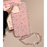 Thumbnail for Glitter My Melody My Sweet Piano iPhone Case With Lanyard - ArtGalleryZen