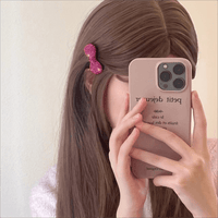 Thumbnail for Glitter Rhinestone Bowknot Hair Clip - ArtGalleryZen