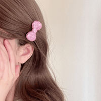 Thumbnail for Glitter Rhinestone Bowknot Hair Clip - ArtGalleryZen