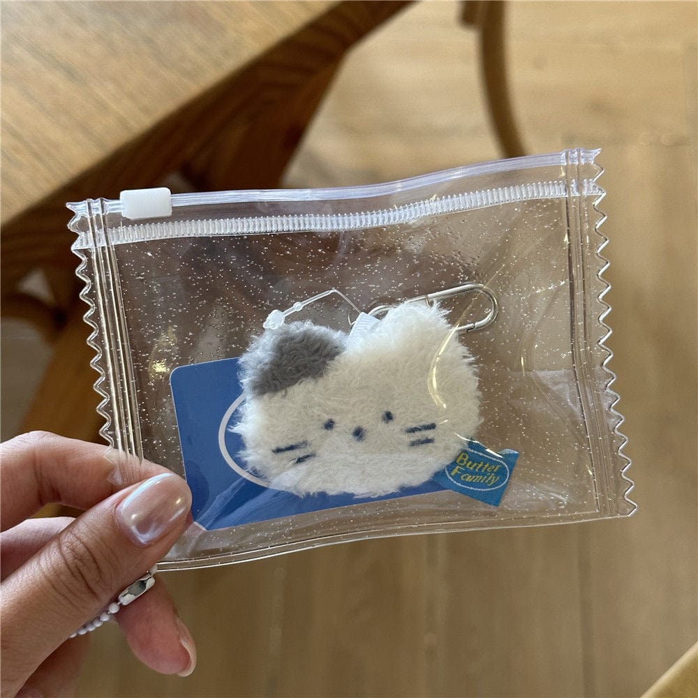 Glitter Transparent Candy Bag Kpop Keychain Photocard Holder - ArtGalleryZen