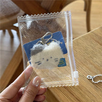 Thumbnail for Glitter Transparent Candy Bag Kpop Keychain Photocard Holder - ArtGalleryZen